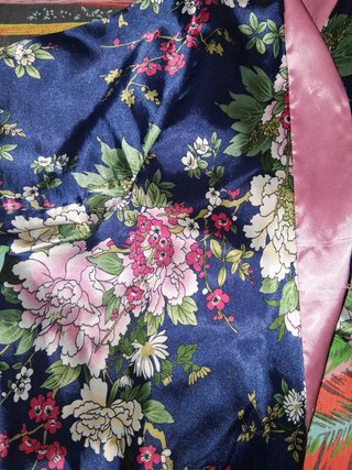 Vestaglia Donna a Kimono Fruscio in raso satinato