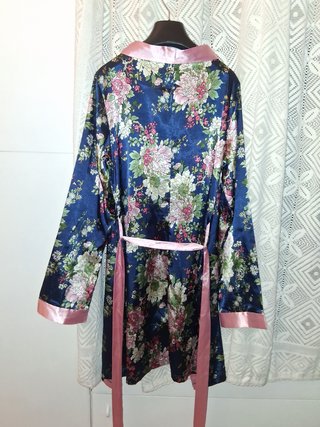Vestaglia Donna a Kimono Fruscio in raso satinato