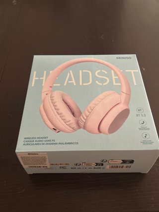 Cascos Inalámbricos Miniso Bluetooth 5.3 Rosas