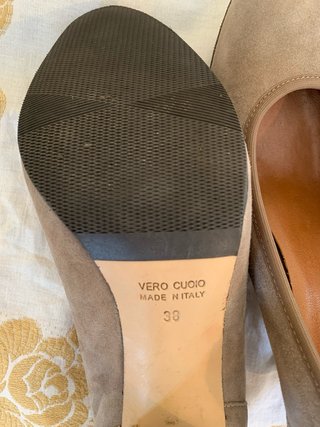 Scarpe V.Anna Pelle/Cuoio N.38 Beige/Marrone