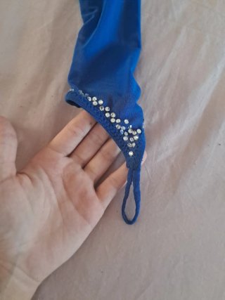 Body gara pattinaggio artistico blu