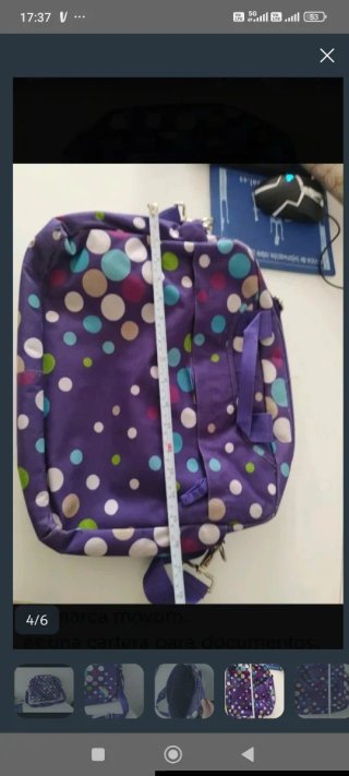 Funda/Cartera Portátil Morada Movom