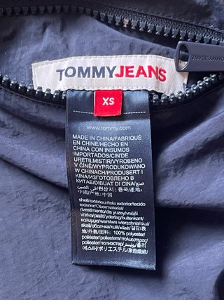 Casaco Tommy Jeans Reversível Bege/Azul