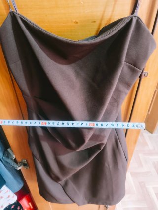 Vestido marrón Stradivarius Talla S