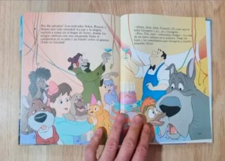 Clásico cuento Disney.Oliver y su pandilla.GAVIOTA
