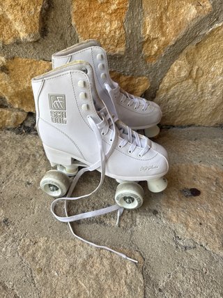 Patines blancos 4 ruedas