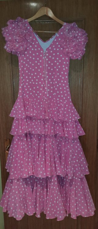 Vestido Sevillana Lunares Talla 36