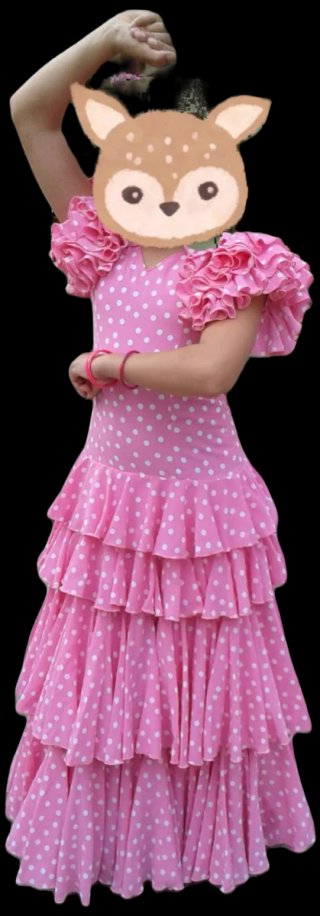 Vestido Sevillana Lunares Talla 36