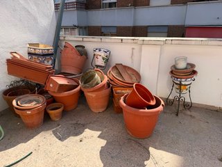 Maceteros de terracota y cerámica