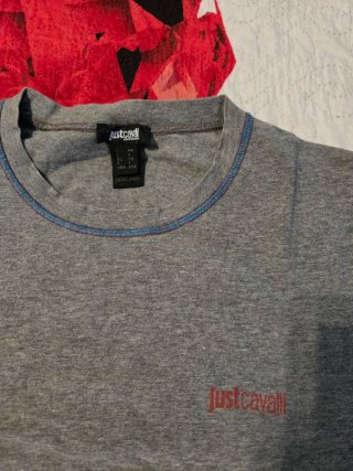 T-shirt Just Cavalli Taglia 44 Grigia
