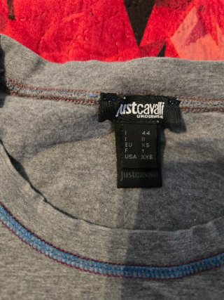 T-shirt Just Cavalli Taglia 44 Grigia
