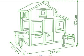 Casita de jardín Smoby para niños