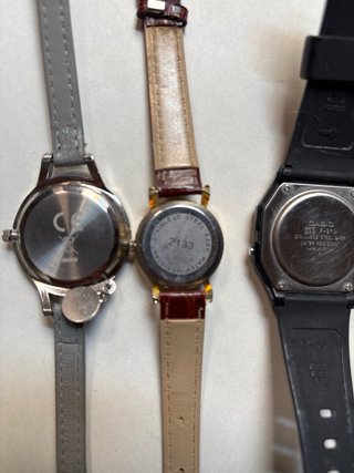 Lote 3 relojes vintage Skalli, C&C y Casio