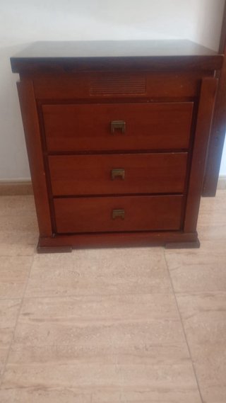 Mesitas de noche de madera (2 unidades)