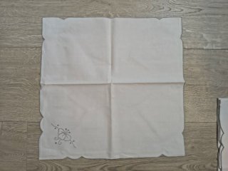 Set 4 Tovagliette Lino Ricamate