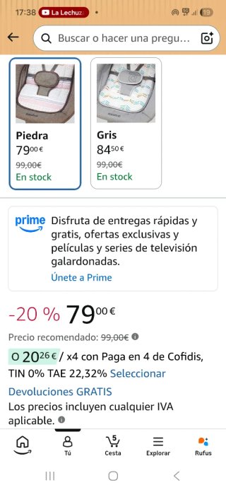 Asalvo Hamaca Balancín Bluetooth
