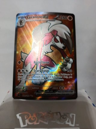 Lycanroc EX 241/193 Carta Pokémon Paldea Evolved.