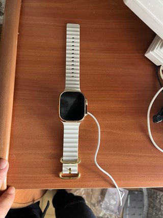 Swatch Apple Watch Ultra Beige/Oro