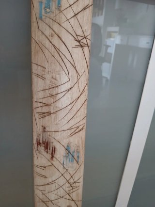 Gran marco de madera grande decorado