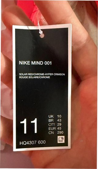 Nike Mind 001 Rojo Solar Talla 45 Nuevas