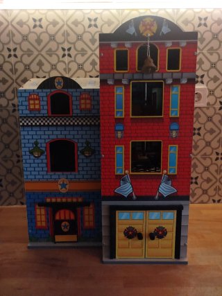 Casa Bomberos Lidl Madera Niños
