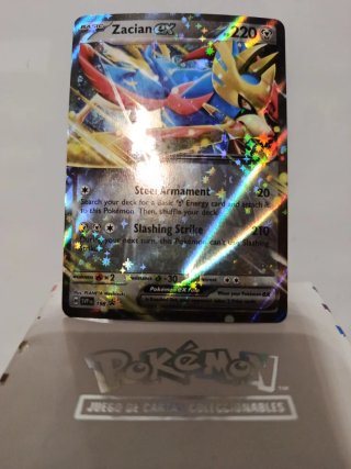 Zacian EX Escarlata y Púrpura Inglés