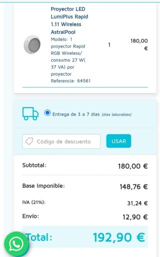 Proyector LED LumiPlus Rapid 1.11 Wireless