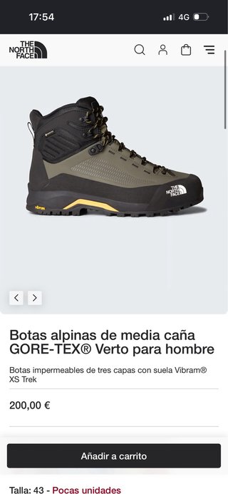 Botas Alpinas The North Face Verto GORE-TEX