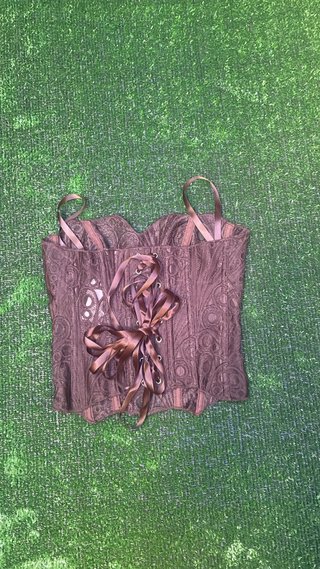 Corsé marrón talla XS