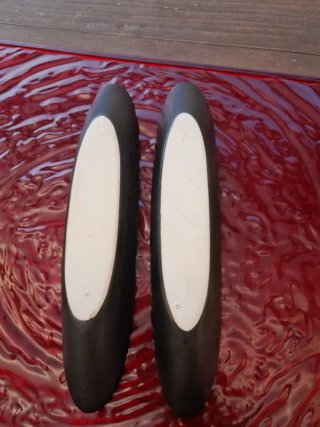 2 Ciotole Barchetta per Antipasti in Ceramica