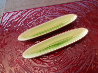 2 Ciotole Barchetta per Antipasti in Ceramica