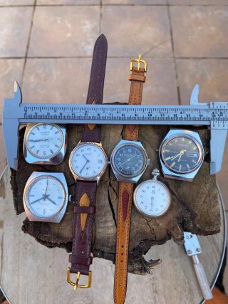 Lotti di orologi vintage da uomo