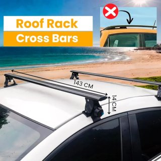 MAGIC SELECT Barras de Techo para Coche sin Rieles