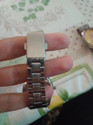 Reloj Siglo XXI Plata y Blanco (sin pila)