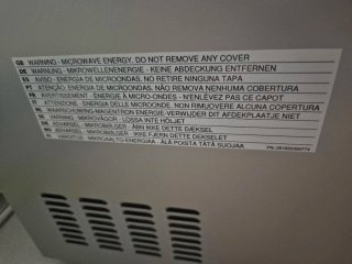 Microondas horno Sharp R-843 IN con Grill