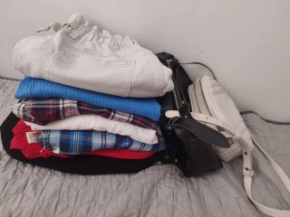 Conjunto Ropa Mujer Verde y Multicolor