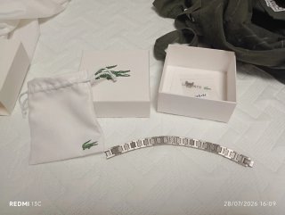 Pulsera Lacoste Plateada