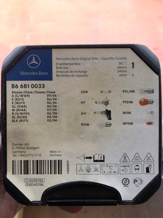 MERCEDES Faros Halógenos Coche