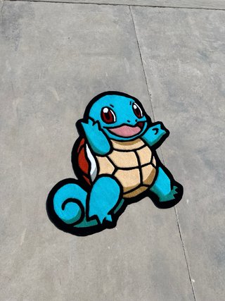 Alfombra Squirtle Tufting