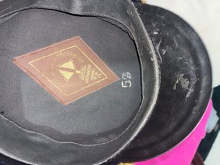 Gorra militar soviética con insignia y jorra capi