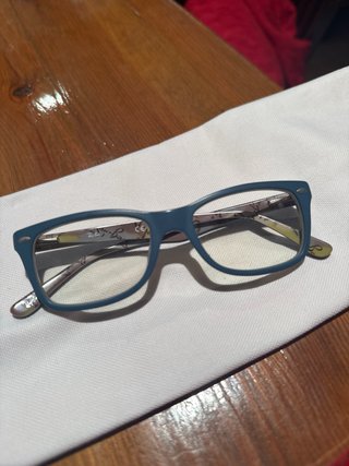 Montura Gafas Ray-Ban Azul/interior dibujos