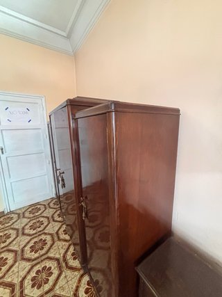 Armario Ropero Vintage Art Déco Madera 4 puertas