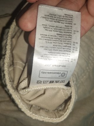 Pantalones cortos beige