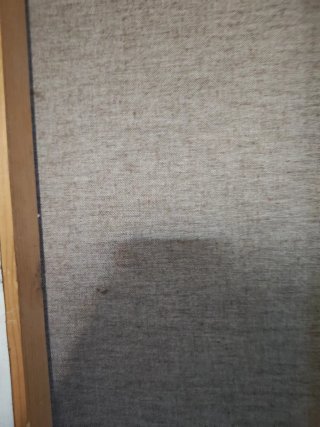 Óleo en relieve, 2 piezas en tela muy buena