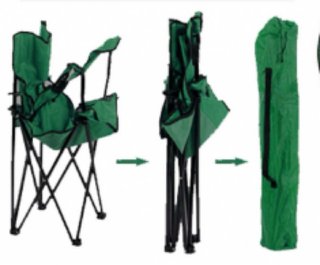 2 Sillas Plegables Verdes