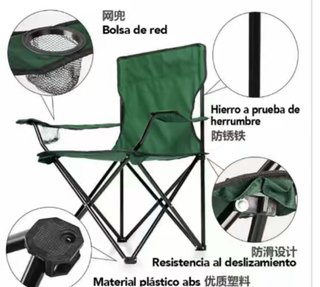 2 Sillas Plegables Verdes