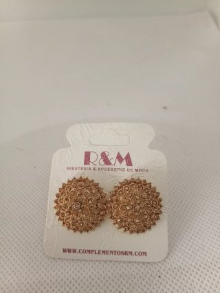 Pendientes R&M Rojo y Plateado