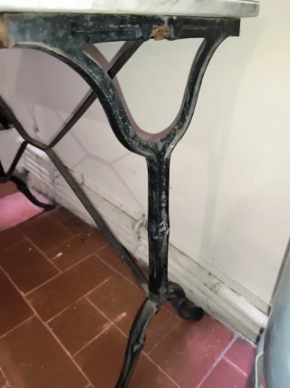 Mesa Mármol y Hierro
