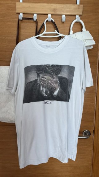 Camiseta Blanca Talla M con Estampado