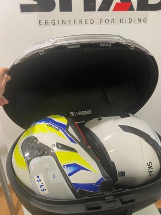 Baúl SHAD SH47 47L - 2 Cascos
